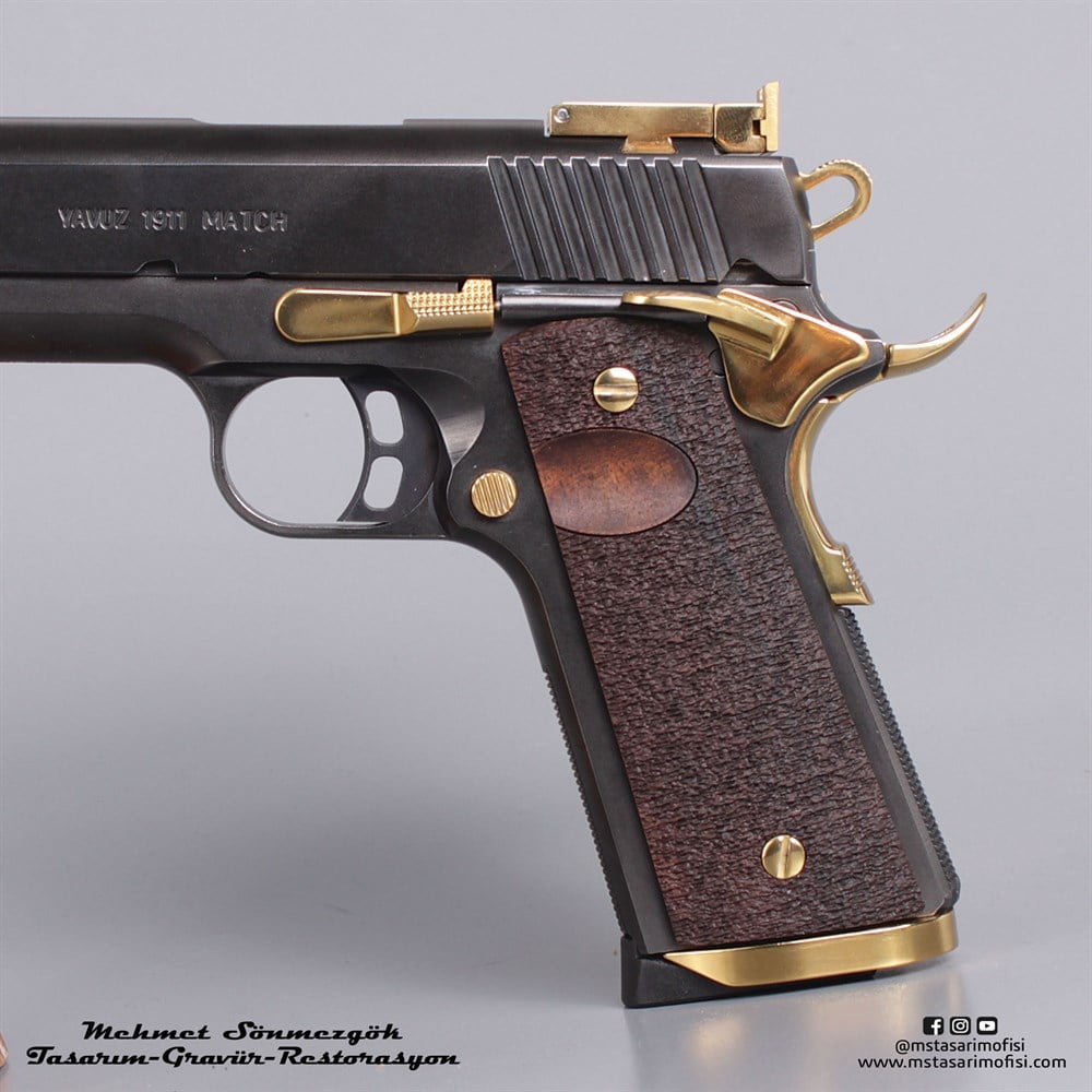 Yavuz 1911 Kabze // Pütür Desen,Parmak İzli
