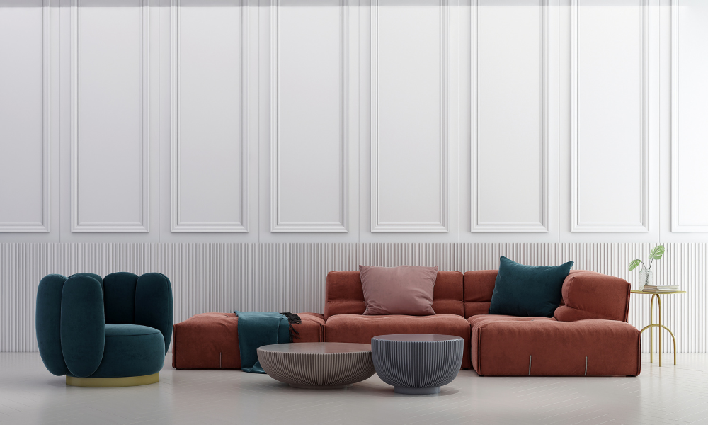 Minimal oturma odası dekorasyonu