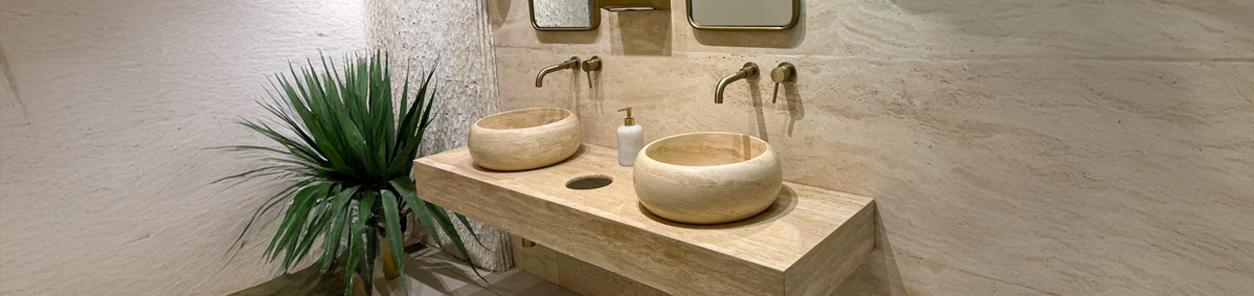 Traverten Lavabo
