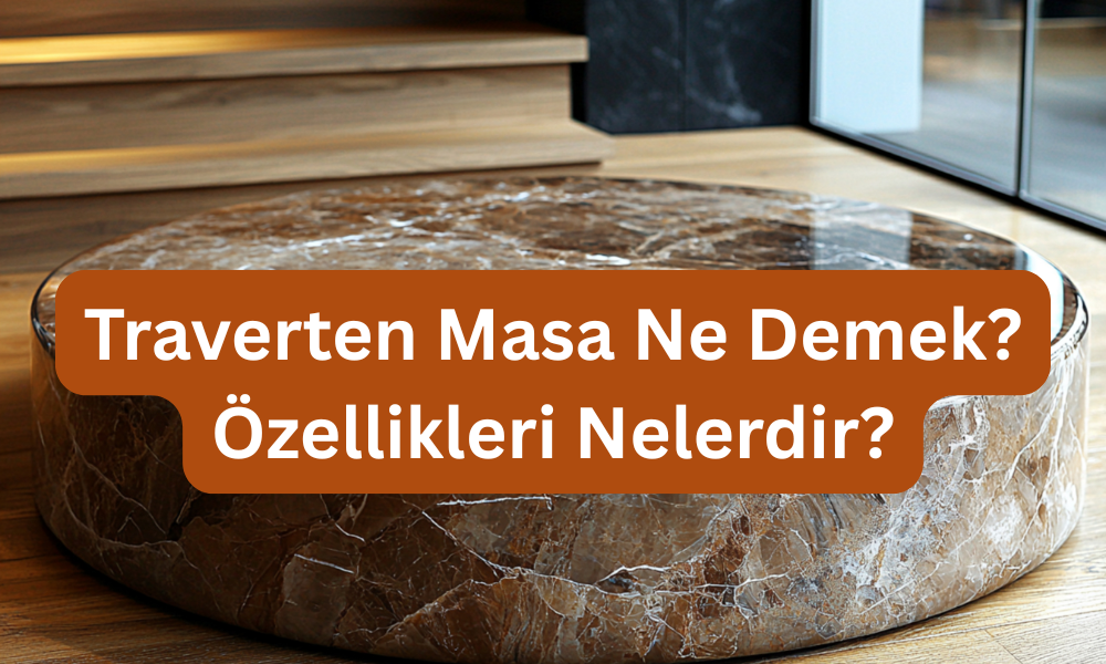 Traverten Masa Ne Demek? ve Özellikleri