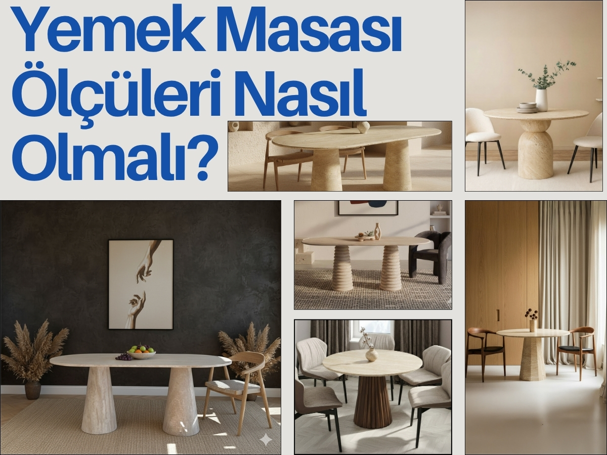 Yemek Masası Ölçüleri