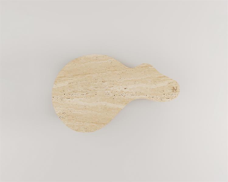 Abellone-Traverten Sehpa