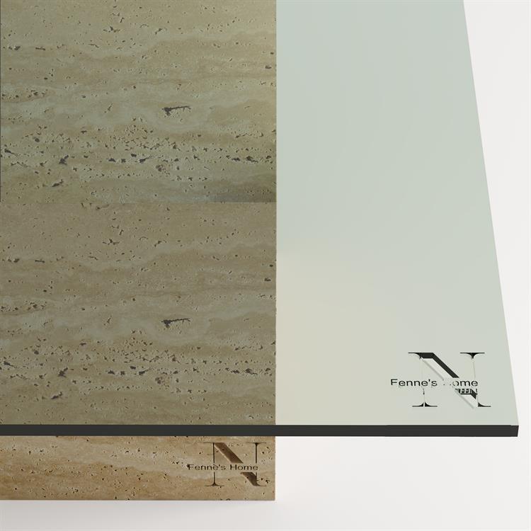Agalia-Travertine coffee table