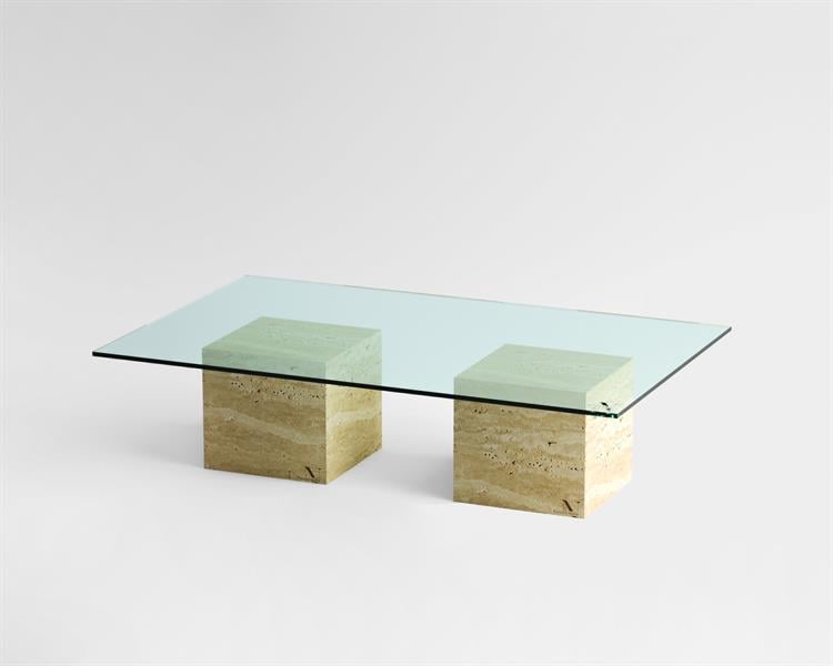 Agalia-Travertine coffee table
