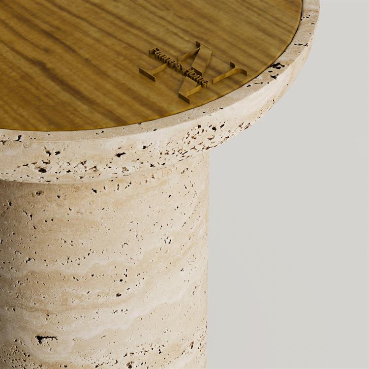 Aidios-Travertine coffee table