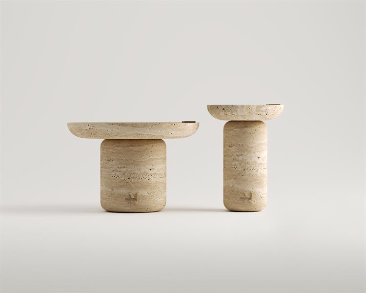 Aidios-Travertine coffee table