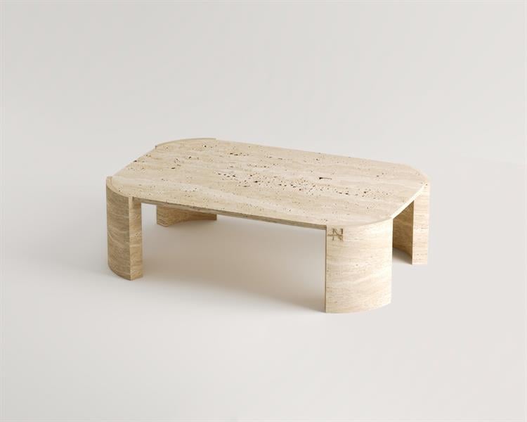 Alesia-Travertine coffee table