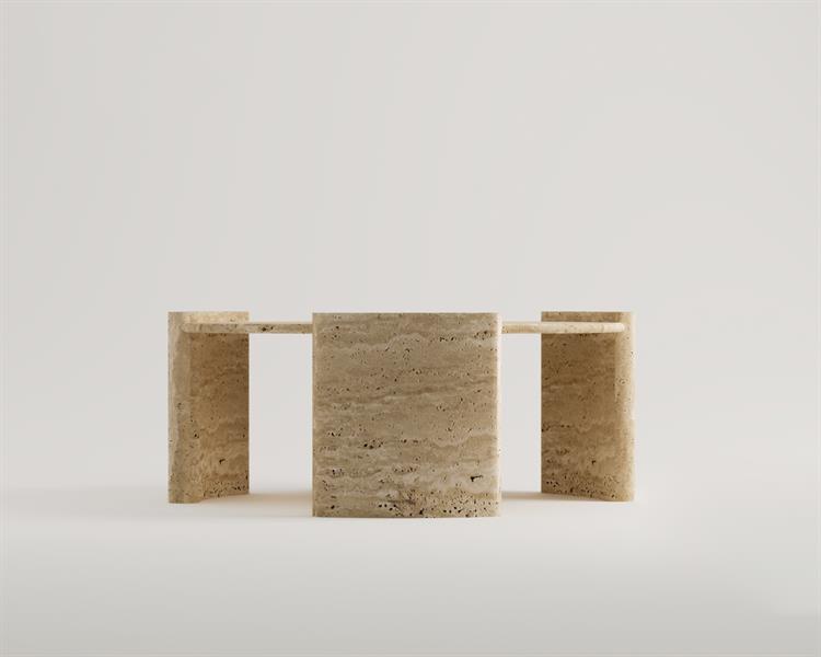 Alice-Traverten Sehpa