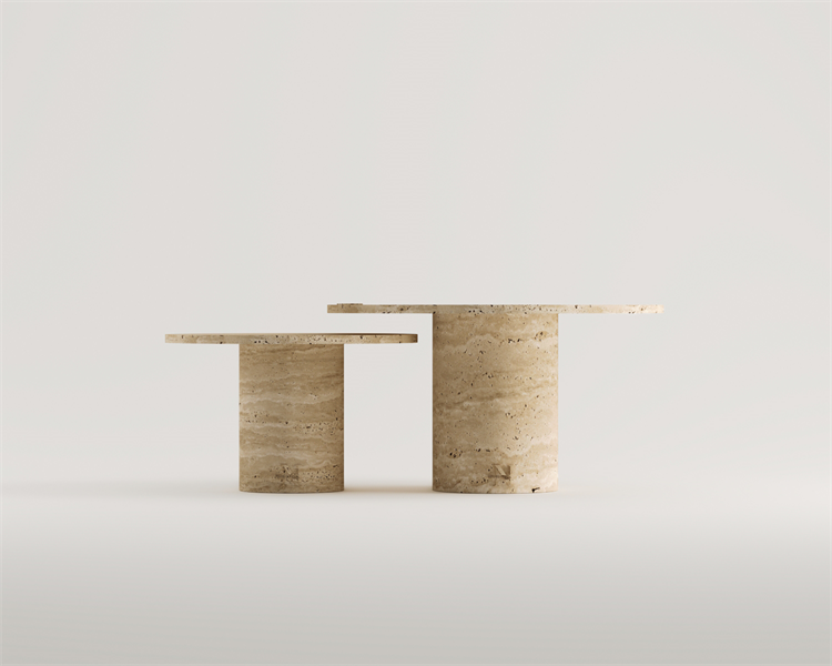 Arene-Travertin Couchtisch