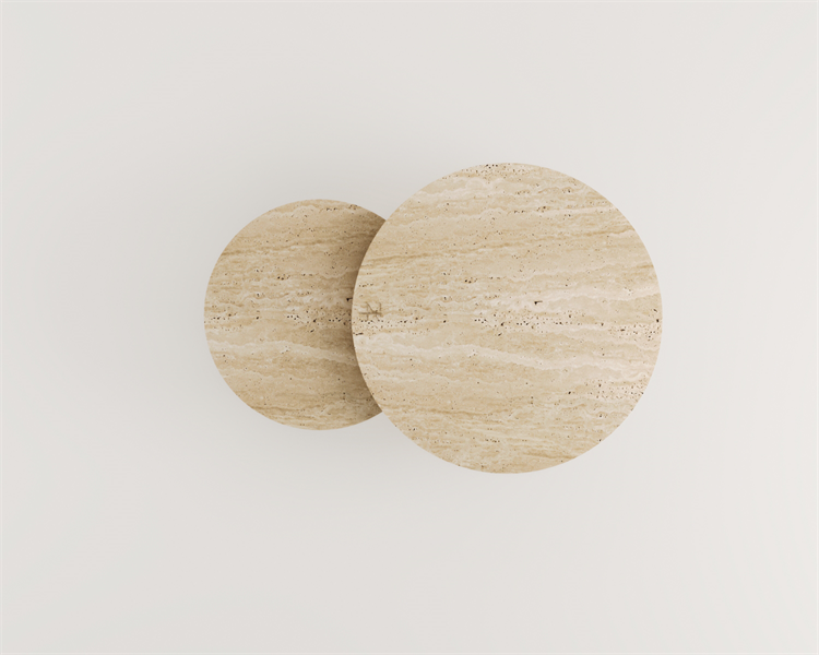 Arene-Travertin Couchtisch