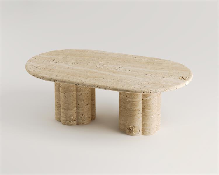 Avoid- Travertine coffee table
