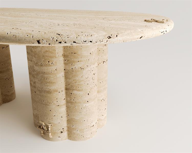 Avoid- Travertine coffee table