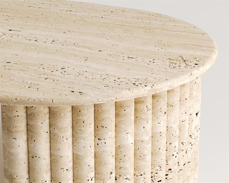 Berry- Travertine Coffee Table