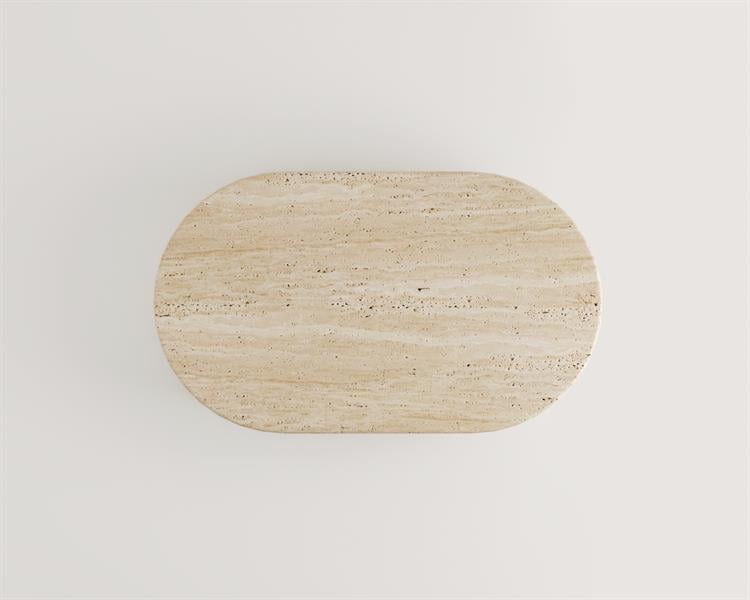Berry- Travertine Coffee Table