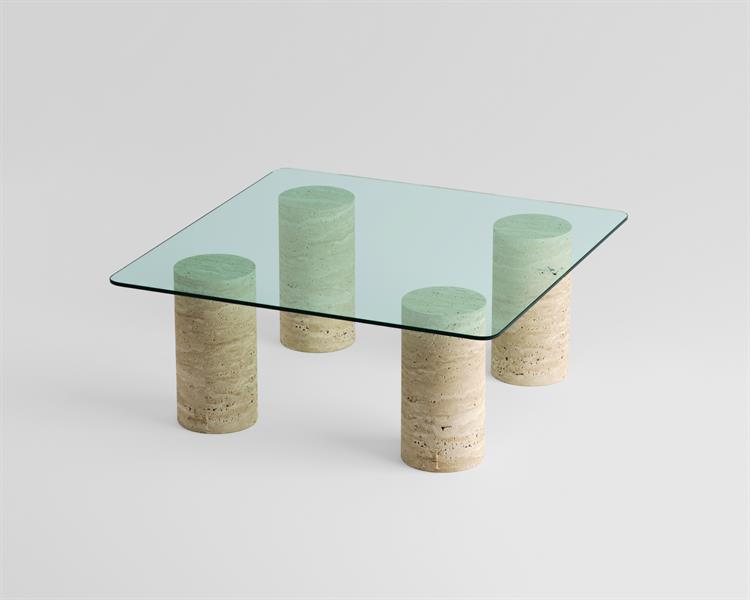 Bozo-Travertine coffee table