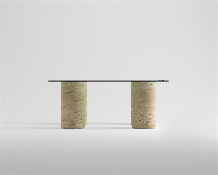 Bozo-Travertine coffee table