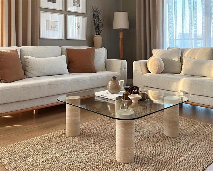 Bozo-Travertine coffee table