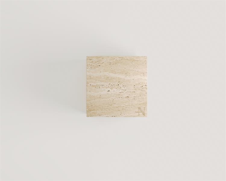 Cali -Travertine Side Table
