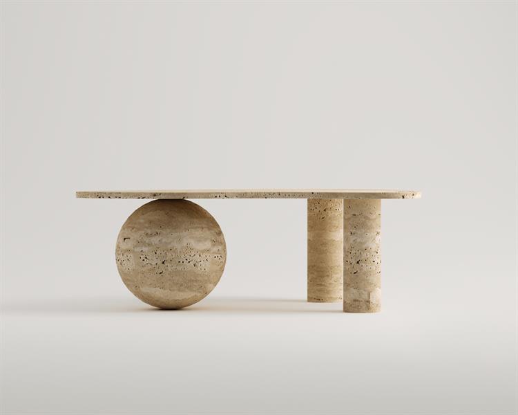 Catalina-Traverten Sehpa