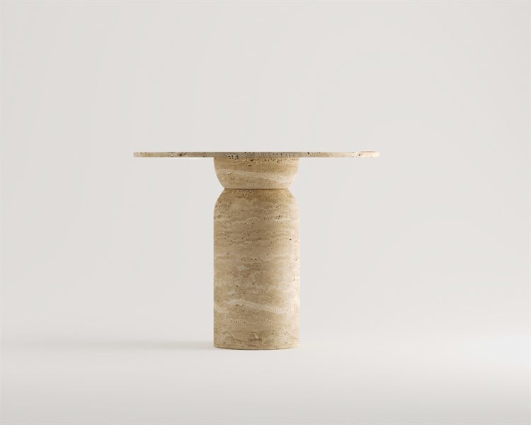 Charissa -Table design en travertin