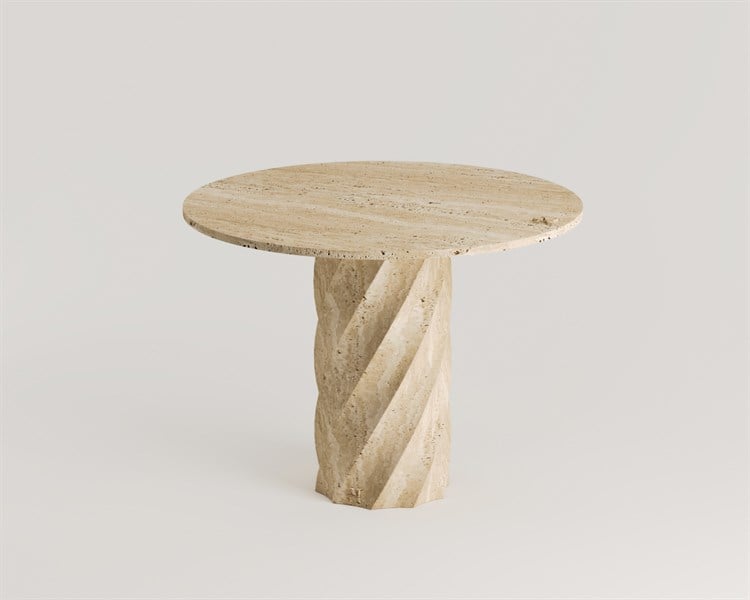 Clan-Traverten Yemek Masası