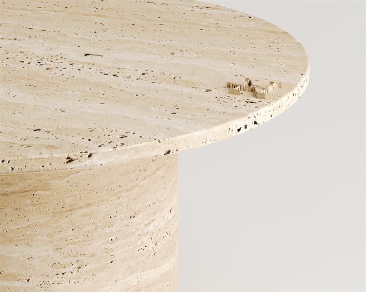 Clara-Traverten Sehpa