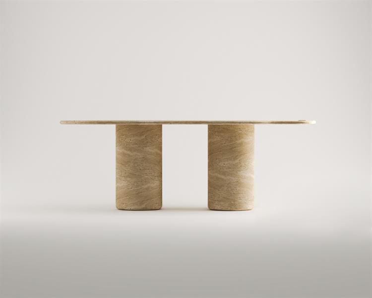 Daisy-Traverten Yemek Masası