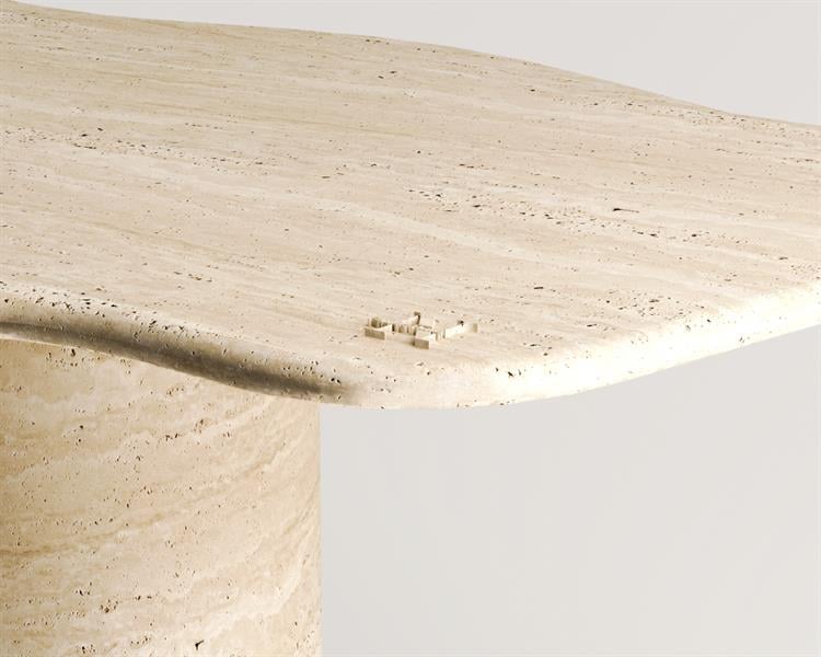 Daisy-Traverten Yemek Masası