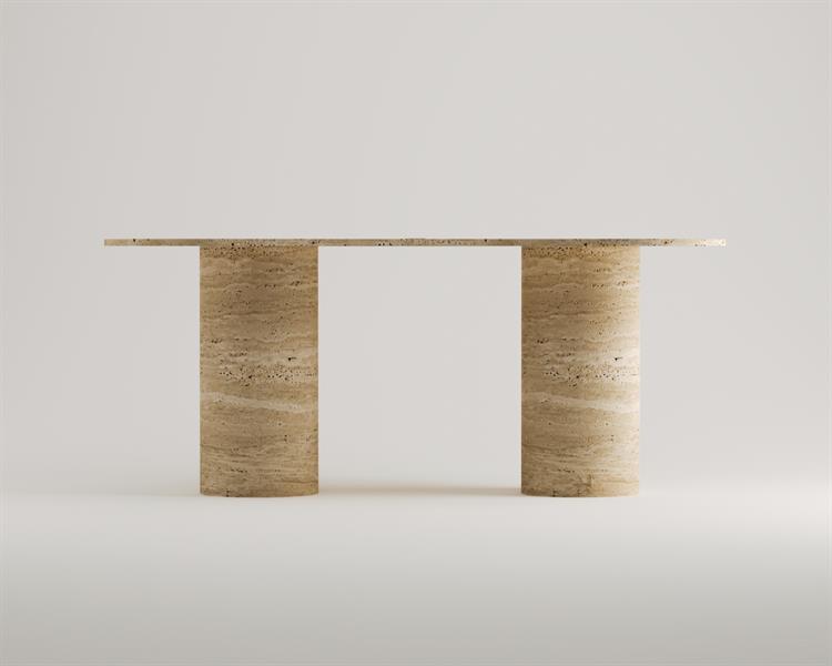 Dyrood-Traverten Ofis Masası