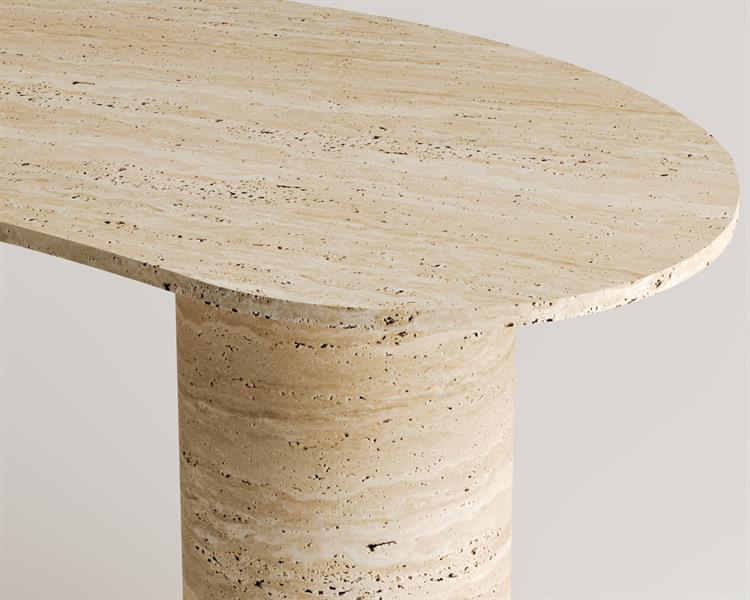 Dyrood-Traverten Ofis Masası