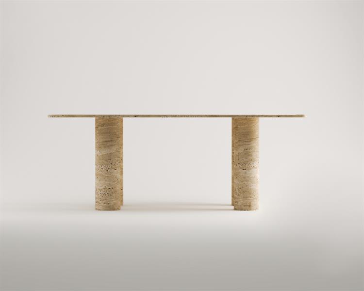 Eden-Traverten Yemek Masası