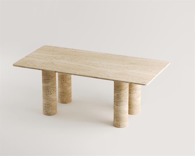 Eden-Traverten Yemek Masası