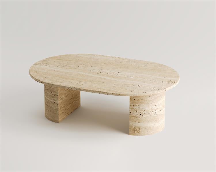 Eirene-Travertine coffee table