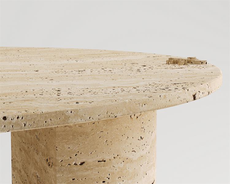 Eirene-Travertine coffee table