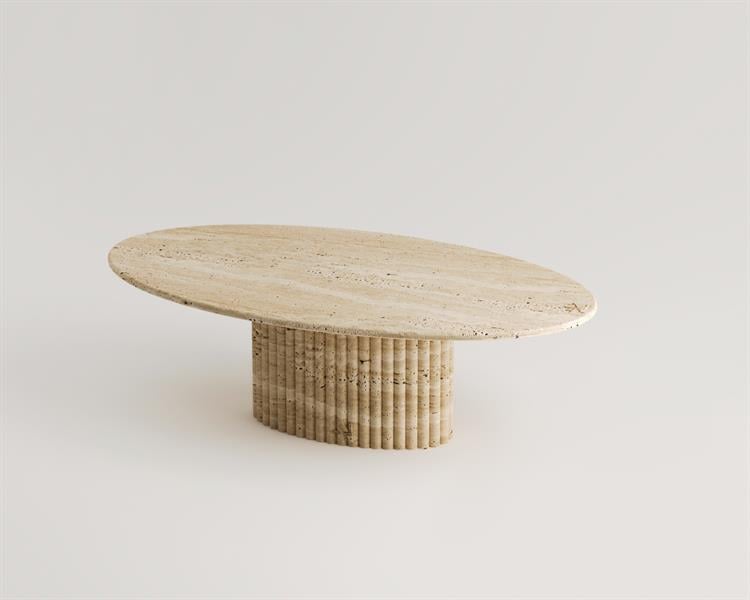 Evora-Travertine coffee table