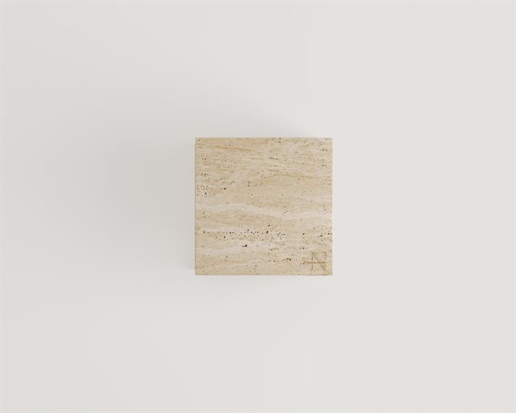 Fedora-Traverten Yan Sehpa 