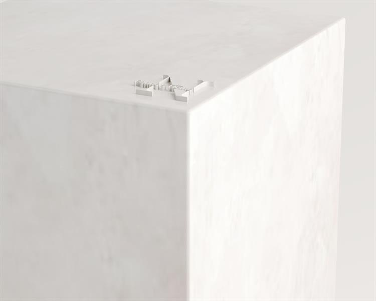 Freya -Isparta Bej Mermer Yan Sehpa