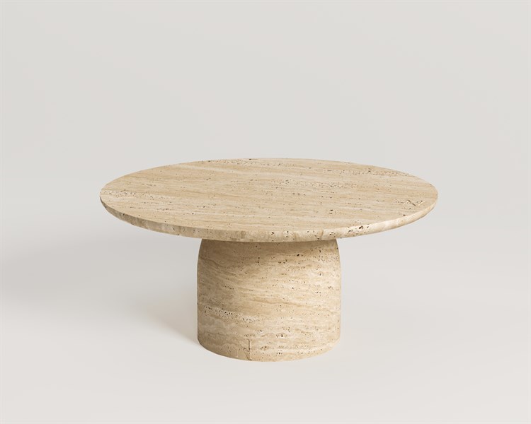 Gaea-Pieds cylindriques simples avec table centrale à plateau radus