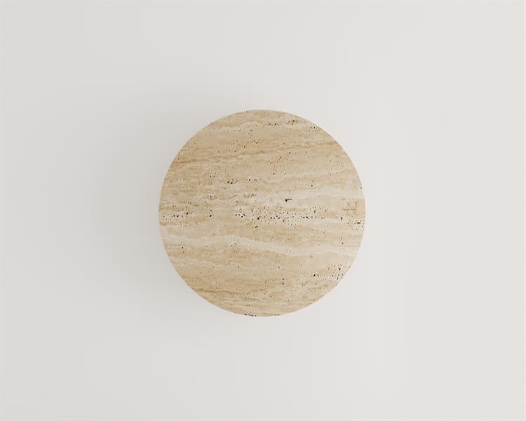 Gaea-Pieds cylindriques simples avec table centrale à plateau radus