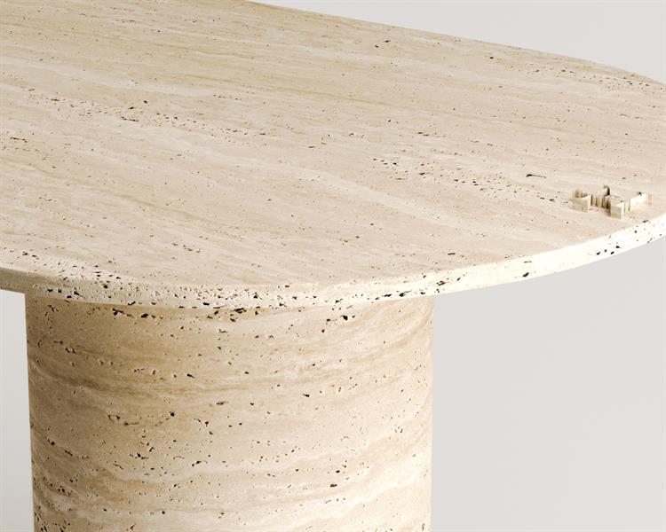 George-Traverten Yemek Masası