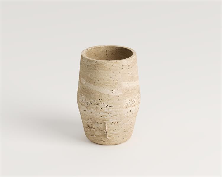 Geranium-Traverten Vazo