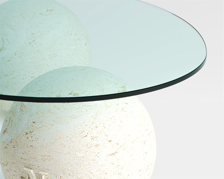 Glamor -Myra Beige Center Table