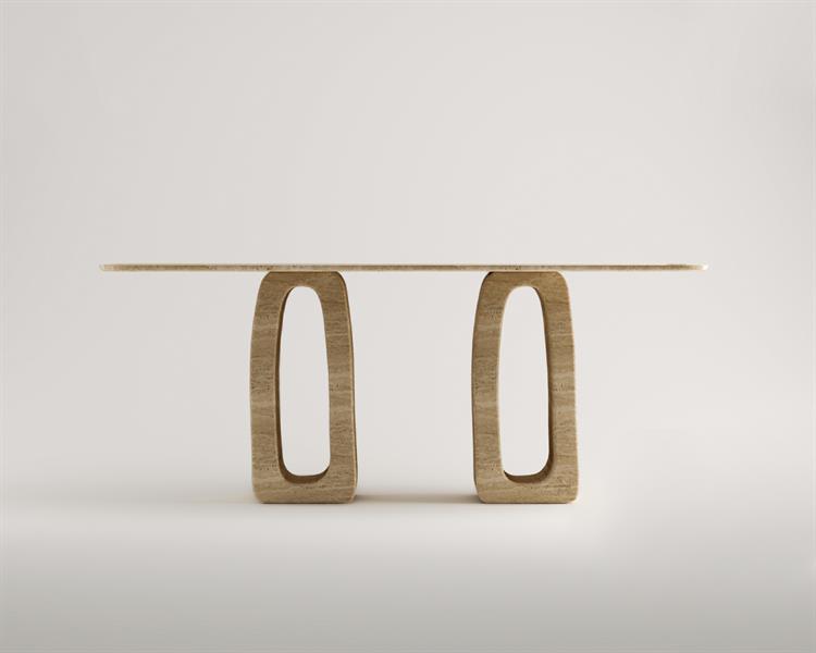 Hestia-Traverten Yemek Masası