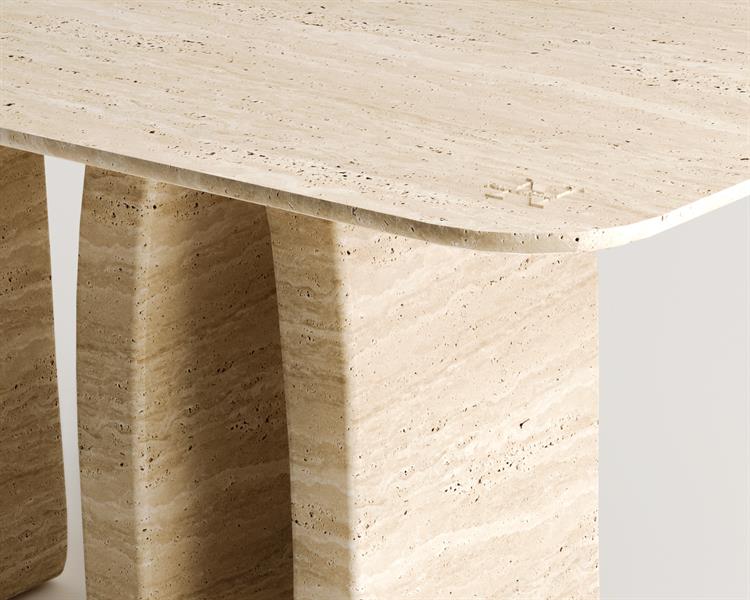 Hestia-Traverten Yemek Masası