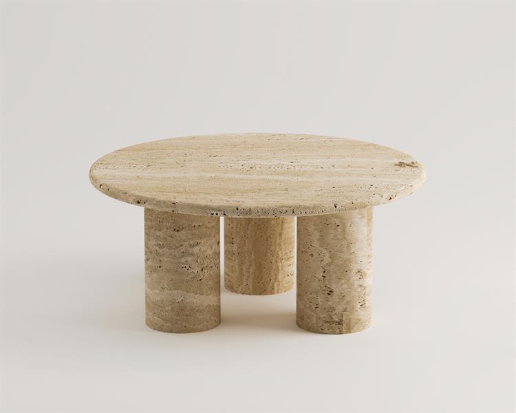 Joddi-Travertine coffee table