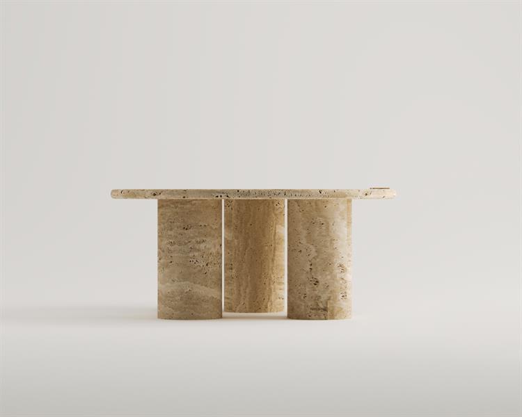 Joddi-Travertine coffee table