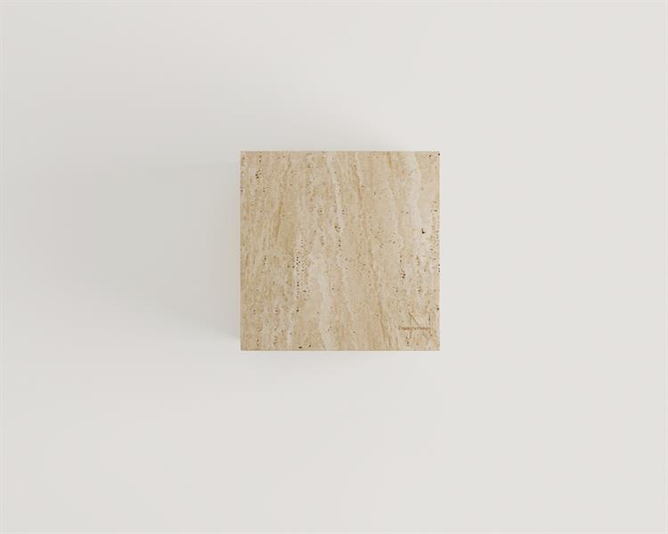 Kaylee-Table dappoint en cube de marbre