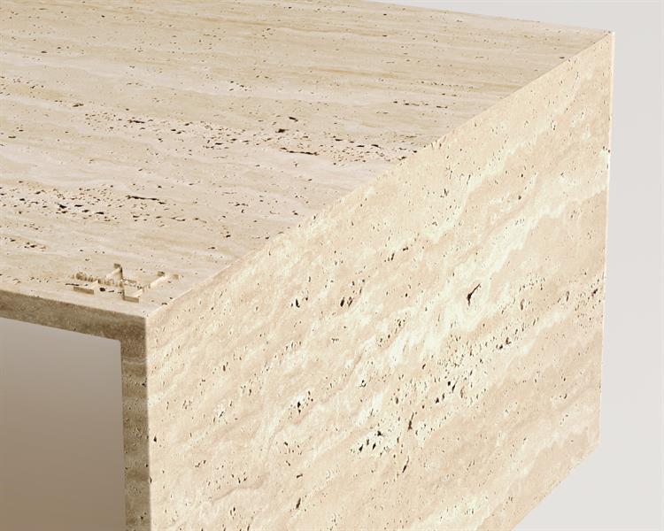 Kevin-Traverten Sehpa