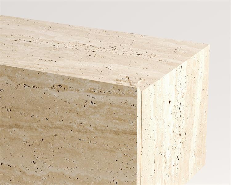 Leona Meuble TV en Travertin