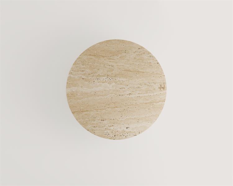 Loni-Travertine coffee table